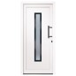 vidaXL Haustür Weiß 98x208 cm PVC vidaXL Haustür Weiß 98x208 cm PVC
