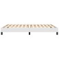 Bettgestell Weiß 140x200 cm Kunstleder Bettgestell Weiß 140x200 cm Kunstleder