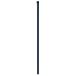 vidaXL Zaunpfosten 10 Stk. Grau 170 cm Verzinkter Stahl