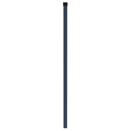 vidaXL Zaunpfosten 10 Stk. Grau 170 cm Verzinkter Stahl
