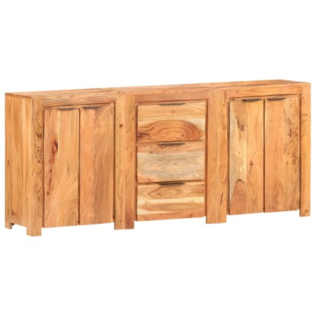 vidaXL Sideboard mit 3 Schubladen und 4 Türen Akazie Massivholz