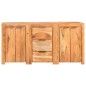 vidaXL Sideboard mit 3 Schubladen und 4 Türen Akazie Massivholz vidaXL Sideboard mit 3 Schubladen und 4 Türen Akazie Massivholz