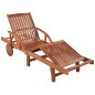 vidaXL Sonnenliegen 2 Stk. mit Tisch Akazie Massivholz vidaXL Sonnenliegen 2 Stk. mit Tisch Akazie Massivholz