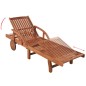 vidaXL Sonnenliegen 2 Stk. mit Tisch Akazie Massivholz vidaXL Sonnenliegen 2 Stk. mit Tisch Akazie Massivholz