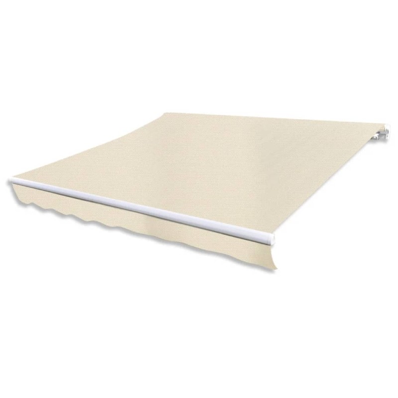 vidaXL Gelenkarmmarkise Handbetrieben 300 cm Cremeweiß vidaXL Gelenkarmmarkise Handbetrieben 300 cm Cremeweiß