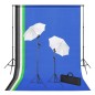 vidaXL Fotostudio-Set mit Hintergründen, Leuchten und Schirmen vidaXL Fotostudio-Set mit Hintergründen, Leuchten und Schirmen