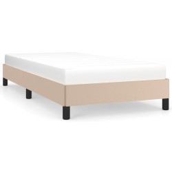 vidaXL Bettgestell Cappuccino-Braun 80x200 cm Kunstleder