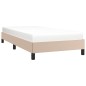 vidaXL Bettgestell Cappuccino-Braun 80x200 cm Kunstleder vidaXL Bettgestell Cappuccino-Braun 80x200 cm Kunstleder