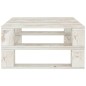 vidaXL 5-tlg. Garten-Lounge-Set aus Paletten Holz Weiß vidaXL 5-tlg. Garten-Lounge-Set aus Paletten Holz Weiß