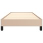 vidaXL Bettgestell Cappuccino-Braun 80x200 cm Kunstleder vidaXL Bettgestell Cappuccino-Braun 80x200 cm Kunstleder