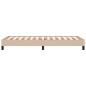 vidaXL Bettgestell Cappuccino-Braun 80x200 cm Kunstleder vidaXL Bettgestell Cappuccino-Braun 80x200 cm Kunstleder