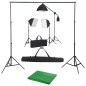 vidaXL Fotostudio-Set mit Softbox-Leuchten und Hintergrund vidaXL Fotostudio-Set mit Softbox-Leuchten und Hintergrund