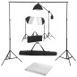 vidaXL Fotostudio-Set mit Softbox-Leuchten und Hintergrund vidaXL Fotostudio-Set mit Softbox-Leuchten und Hintergrund