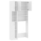vidaXL Waschmaschinenschrank-Set Weiß Holzwerkstoff vidaXL Waschmaschinenschrank-Set Weiß Holzwerkstoff