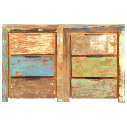 vidaXL Schubladenschrank 118x33x75 cm Altholz
