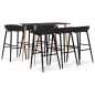 vidaXL 7-tlg. Bar-Set Schwarz vidaXL 7-tlg. Bar-Set Schwarz