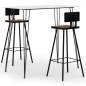 vidaXL 3-tlg. Bar-Set Weiß vidaXL 3-tlg. Bar-Set Weiß