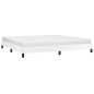 Bettgestell Weiß 200x200 cm Kunstleder Bettgestell Weiß 200x200 cm Kunstleder