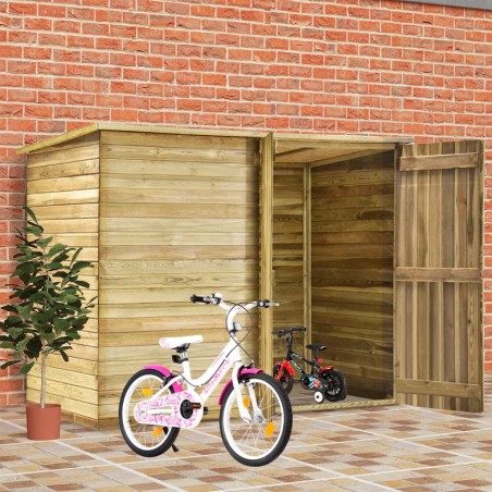 vidaXL Fahrradgarage 232x110x170 cm Kiefernholz Imprägniert  