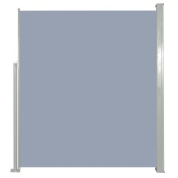 vidaXL Ausziehbare Seitenmarkise 160x300 cm Grau