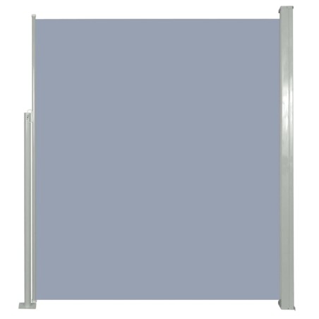 vidaXL Ausziehbare Seitenmarkise 160x300 cm Grau