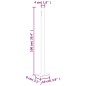 vidaXL Ausziehbare Seitenmarkise 160x300 cm Grau vidaXL Ausziehbare Seitenmarkise 160x300 cm Grau