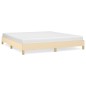 Bettgestell Creme 180×200 cm Stoff Bettgestell Creme 180×200 cm Stoff