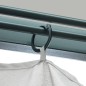 vidaXL Pavillon mit Vorhängen & LED-Lichterkette 300x300 cm Creme Alu vidaXL Pavillon mit Vorhängen & LED-Lichterkette 300x300 cm Creme Alu
