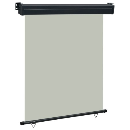 vidaXL Balkon-Seitenmarkise 140 × 250 cm Grau