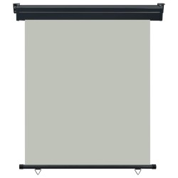 vidaXL Balkon-Seitenmarkise 140 × 250 cm Grau