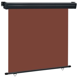 vidaXL Balkon-Seitenmarkise 160 × 250 cm Braun