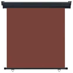 vidaXL Balkon-Seitenmarkise 160 × 250 cm Braun