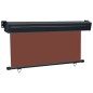 vidaXL Balkon-Seitenmarkise 160 × 250 cm Braun vidaXL Balkon-Seitenmarkise 160 × 250 cm Braun