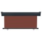 vidaXL Balkon-Seitenmarkise 160 × 250 cm Braun vidaXL Balkon-Seitenmarkise 160 × 250 cm Braun