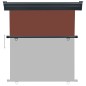 vidaXL Balkon-Seitenmarkise 160 × 250 cm Braun vidaXL Balkon-Seitenmarkise 160 × 250 cm Braun