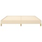 Bettgestell Creme 180×200 cm Stoff Bettgestell Creme 180×200 cm Stoff