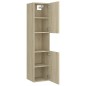vidaXL Badmöbel-Set Sonoma-Eiche Holzwerkstoff vidaXL Badmöbel-Set Sonoma-Eiche Holzwerkstoff
