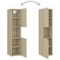vidaXL Badmöbel-Set Sonoma-Eiche Holzwerkstoff vidaXL Badmöbel-Set Sonoma-Eiche Holzwerkstoff