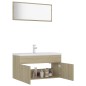 vidaXL Badmöbel-Set Sonoma-Eiche Holzwerkstoff vidaXL Badmöbel-Set Sonoma-Eiche Holzwerkstoff