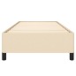Bettgestell Creme 90x200 cm Stoff Bettgestell Creme 90x200 cm Stoff