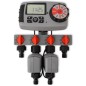 vidaXL Automatische Bewässerungsuhr 4-fach mit Feuchtigkeitssensor 3V vidaXL Automatische Bewässerungsuhr 4-fach mit Feuchtigkeitssensor 3V
