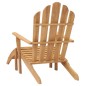 vidaXL Adirondack-Stühle mit Fußteil 2 Stk. Massivholz Teak vidaXL Adirondack-Stühle mit Fußteil 2 Stk. Massivholz Teak