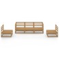 vidaXL 5-tlg. Garten-Lounge-Set Honigbraun Massivholz Kiefer vidaXL 5-tlg. Garten-Lounge-Set Honigbraun Massivholz Kiefer