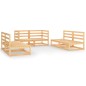 vidaXL 6-tlg. Garten-Lounge-Set Massivholz Kiefer vidaXL 6-tlg. Garten-Lounge-Set Massivholz Kiefer