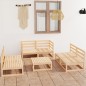 vidaXL 7-tlg. Garten-Lounge-Set Massivholz Kiefer vidaXL 7-tlg. Garten-Lounge-Set Massivholz Kiefer