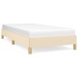 vidaXL Bettgestell Creme 80x200 cm Stoff vidaXL Bettgestell Creme 80x200 cm Stoff