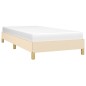 vidaXL Bettgestell Creme 80x200 cm Stoff vidaXL Bettgestell Creme 80x200 cm Stoff