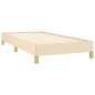 vidaXL Bettgestell Creme 80x200 cm Stoff vidaXL Bettgestell Creme 80x200 cm Stoff