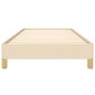 vidaXL Bettgestell Creme 80x200 cm Stoff vidaXL Bettgestell Creme 80x200 cm Stoff