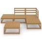 vidaXL 5-tlg. Garten-Lounge-Set Honigbraun Massivholz Kiefer vidaXL 5-tlg. Garten-Lounge-Set Honigbraun Massivholz Kiefer